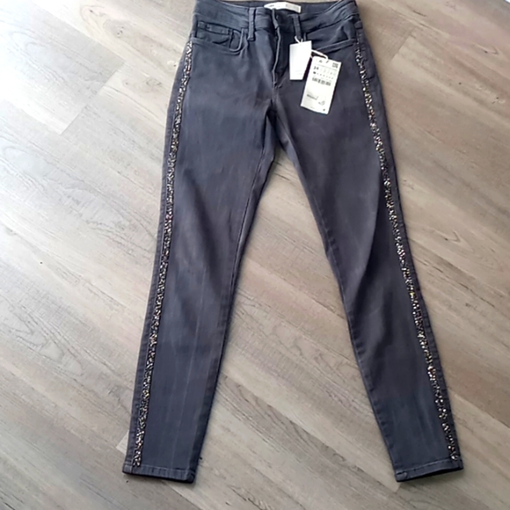 Zara z1975 denim basic denim department jeans size 2